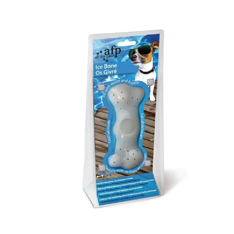 extra-durable dog rope toy-Dog Freezable Bone Ice - Chill Out Cooling Gel Teething Gum Toy Chews AFP