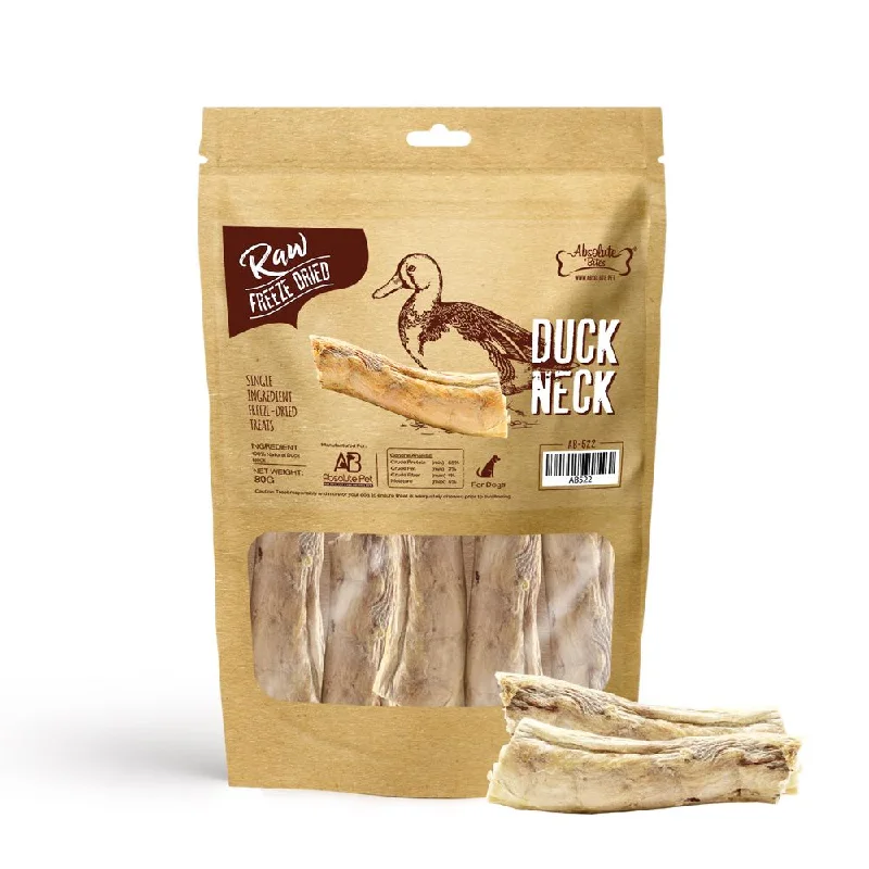 chew-resistant outdoor dog house-35% OFF: Absolute Bites Duck Neck Freeze Dried Raw Treats For Cats & Dogs 80g