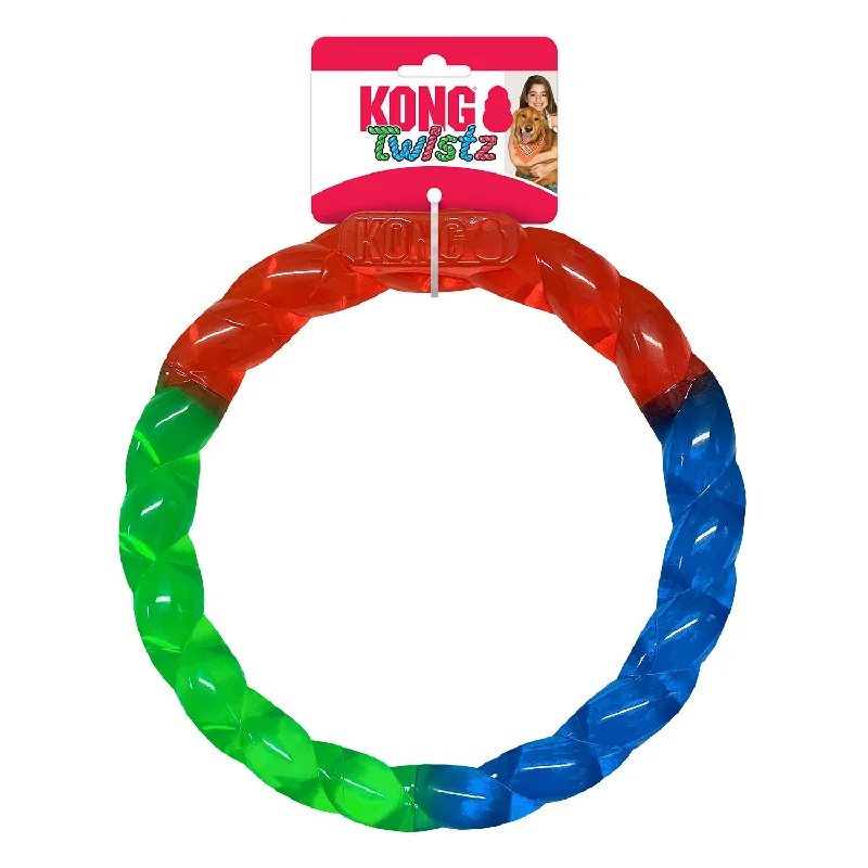 easy-to-use pet tracker-KONG Twistz Ring Dog Toy