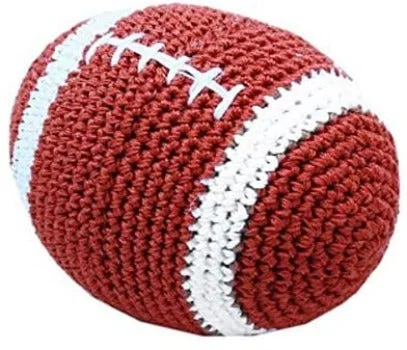 safe herbal flea spray for pets-Knit Knacks Snap the Football