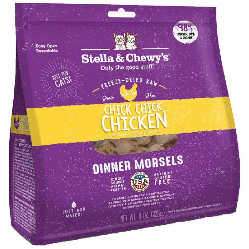 easy-to-use pet tracker-Stella & Chewy’s Chick Chick Chicken Dinner Morsels Freeze-Dried Cat Food