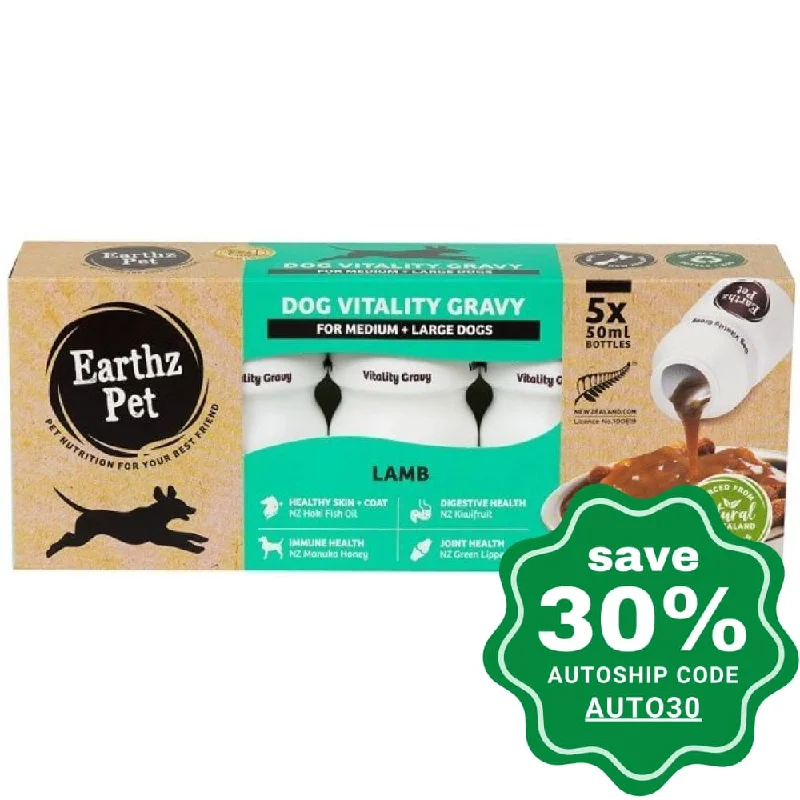 hamster-friendly exercise tunnel-Earthz Pet - Vitality Gravy For Medium & Large Dogs - Lamb Formula - 50ML (min. 5 bottles)