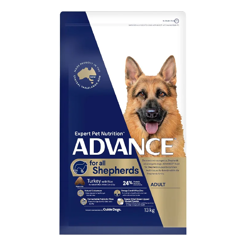 non-toxic aquarium gravel-Advance Shepherds Turkey & Rice Adult Dry Dog Food 13kg