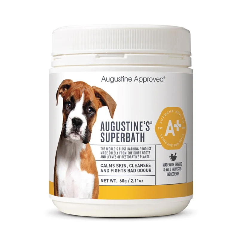 pet-safe all-natural ear cleaner-Augustine Approved Augustine's SuperBath 60g