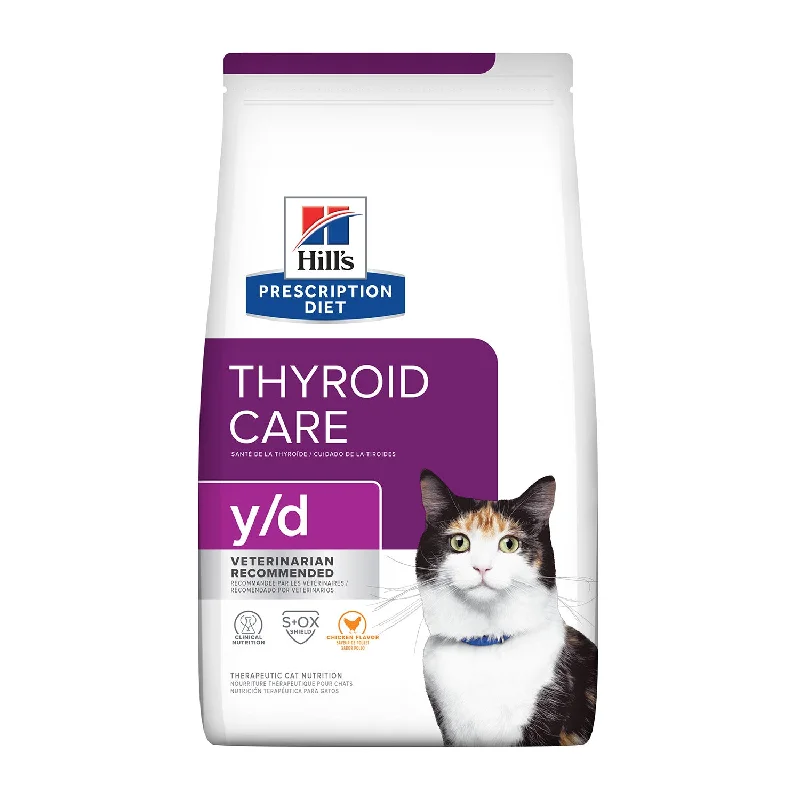 odor-neutralizing dog wipes-Hill's Prescription Diet Y/D Thyroid Care Dry Cat Food 1.8kg