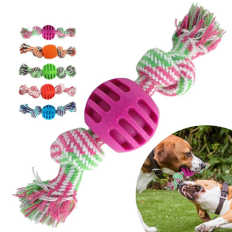 chew-resistant silicone pet toys-Dog Rope Toy, Knot Design