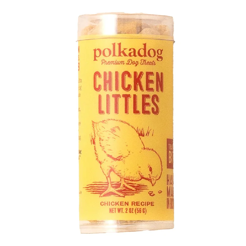 puppy bite training toy-Polkadog Chicken Littles Training Bits Treats For Cats & Dogs 2oz (Mini Tube)