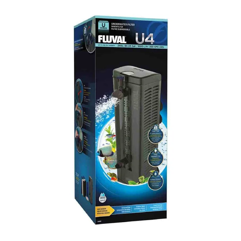 non-toxic fish tank decorations-Fluval U4 Internal Filter 1000L/H up to 240L