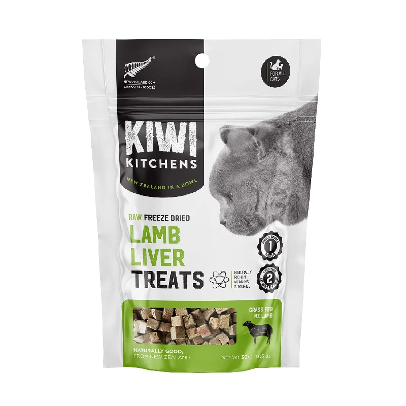 self-warming rabbit sleeping pad-Kiwi Kitchens Raw Freeze Dried Lamb Liver Cat Treats 30g