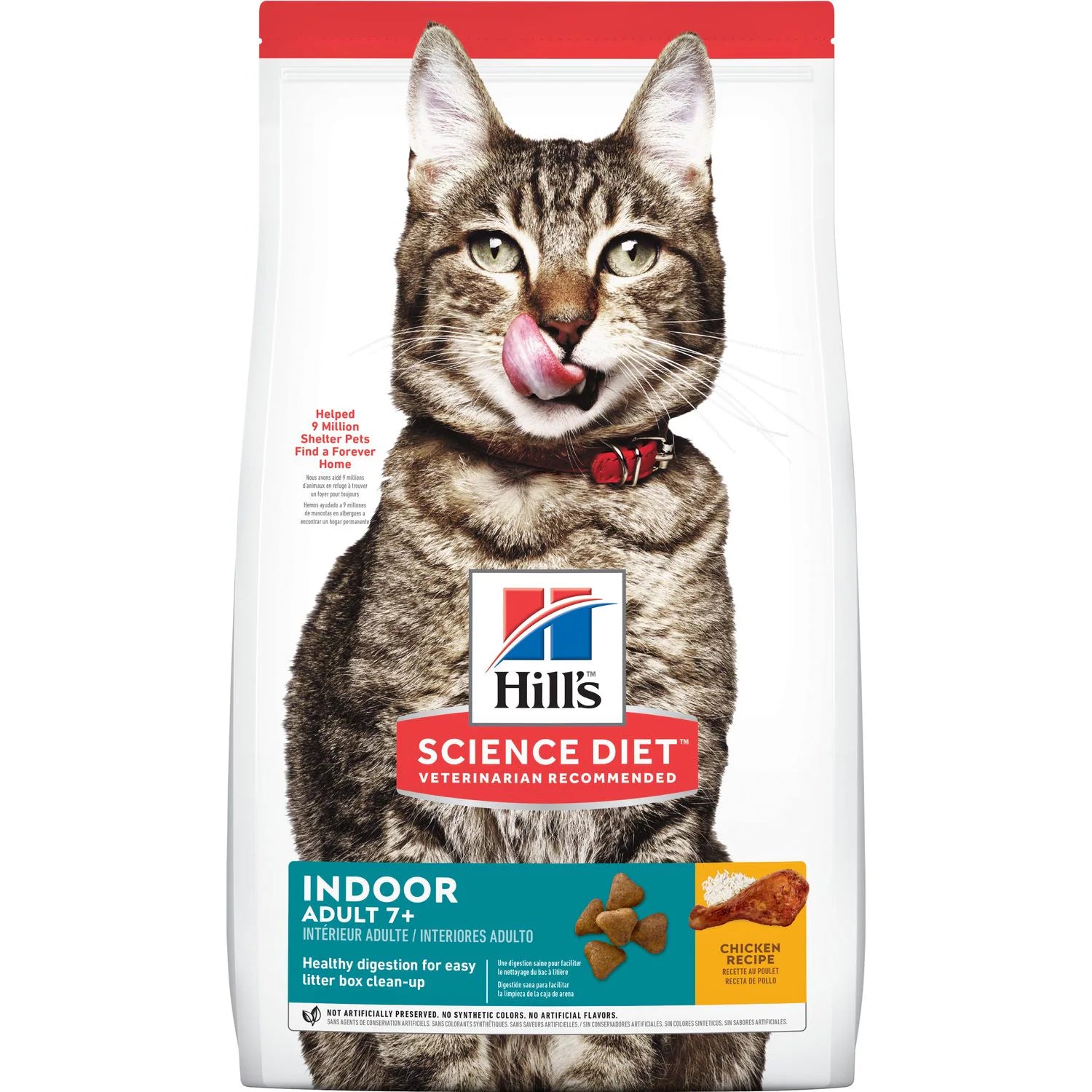 automatic pet nail clipper-Hill's Science Diet Senior 7+ Indoor Dry Cat Food, Chicken Recipe (7 lb)