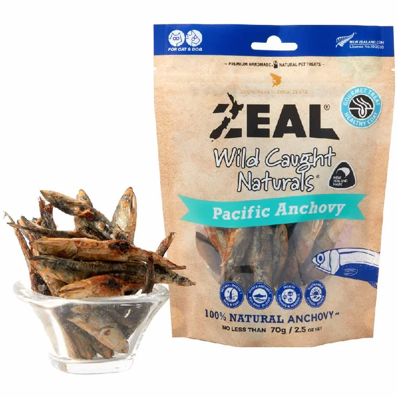 odorless fish tank maintenance set-Zeal Wild Caught Naturals Pacific Anchovy Grain-Free Treats For Cats & Dogs 70g