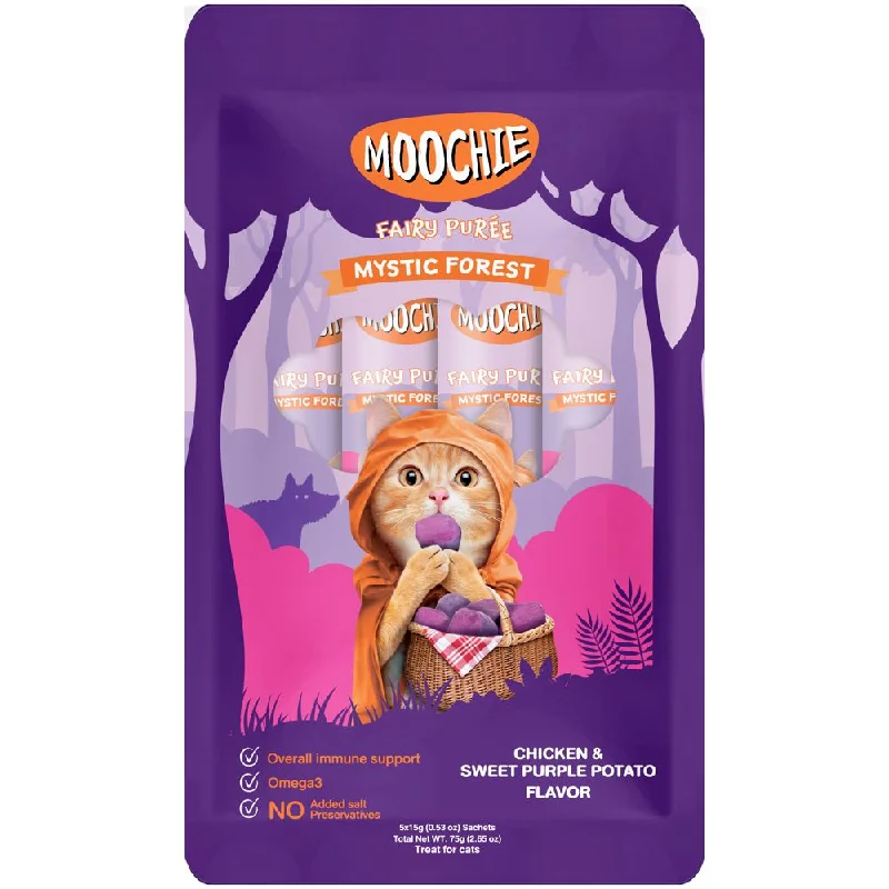 lightweight waterproof dog coat-30% OFF: Moochie Fairy Puree Chicken & Purple Sweet Potato Liquid Cat Treats