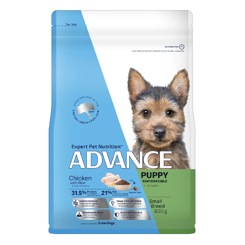 cat-friendly herbal calming diffuser-Advance Small Breed Chicken & Rice Puppy Dry Dog Food