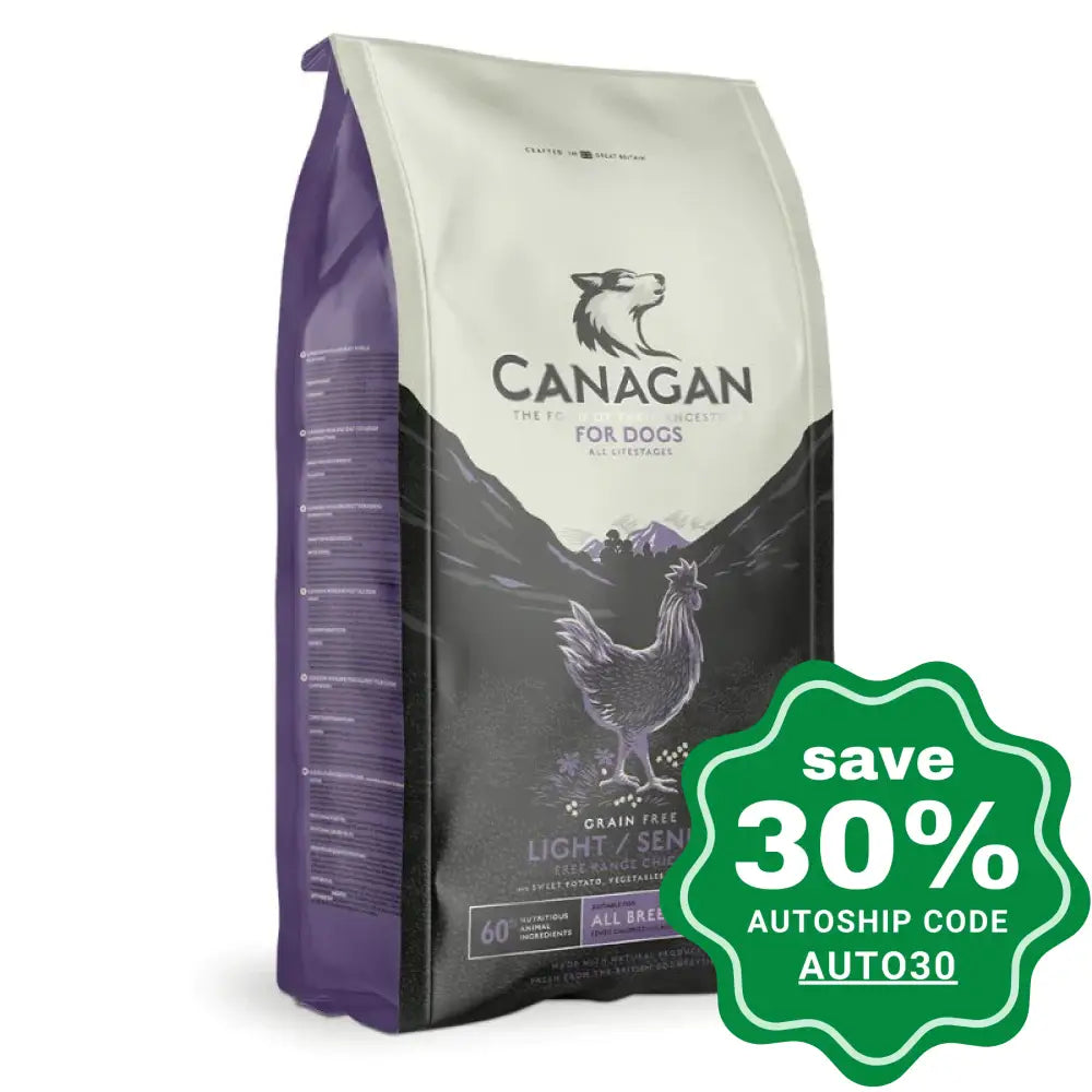 catnip-stuffed plush toy-Canagan - Grain Free Dry Dog Food - Light/Senior Free-Run Chicken - 12KG (Limited Tails Sale!!!)