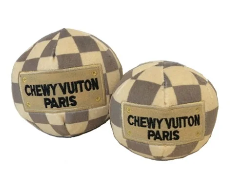 orthopedic foam cat bed-Checker Chewy Vuiton Ball