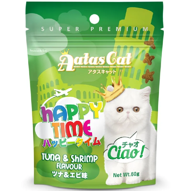 interactive LED cat ball-4 FOR $9: Aatas Cat Happy Time Ciao! - Tuna & Shrimp Cat Treats 60g