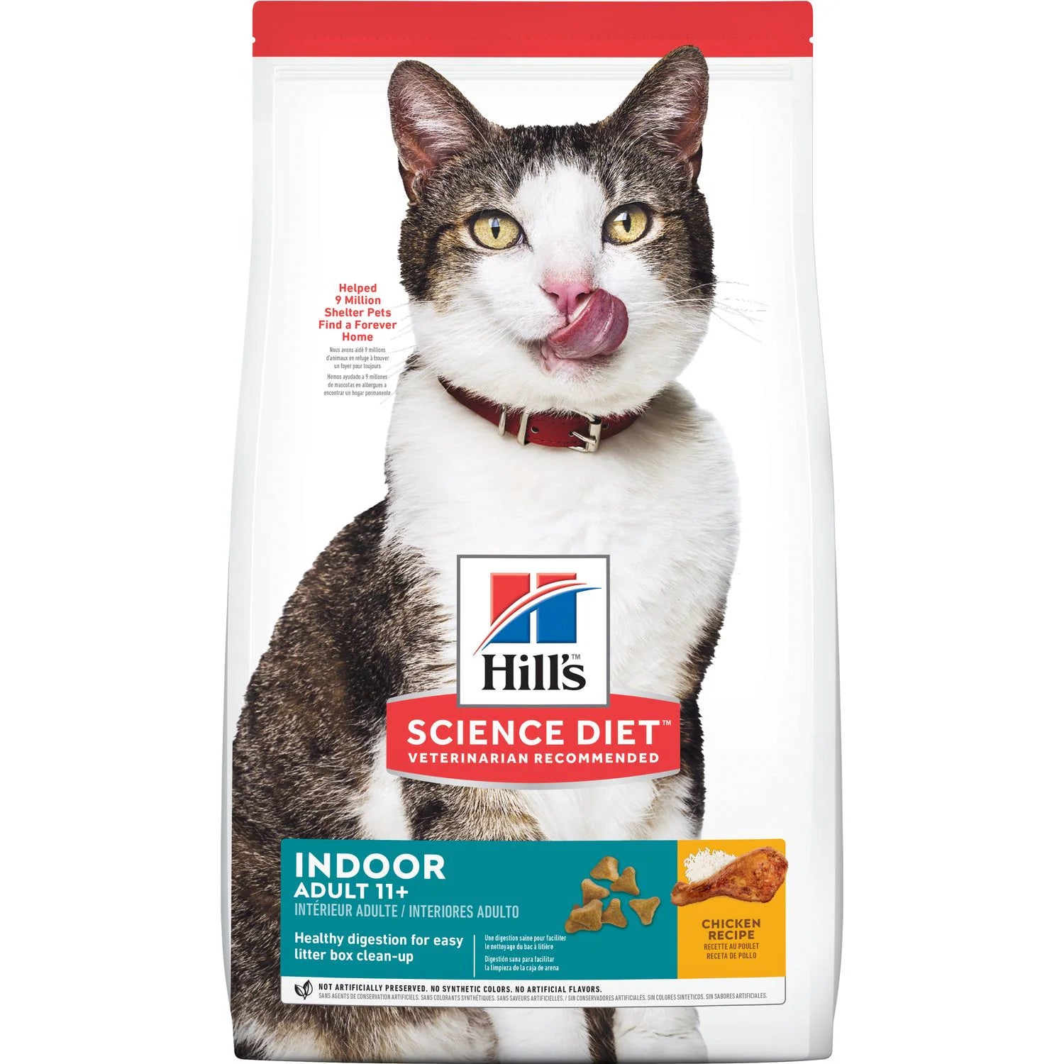 odor-neutralizing dog wipes-Hill's Science Diet Senior 11+ Dry Cat Food, Chicken Recipe (3.5  lb)