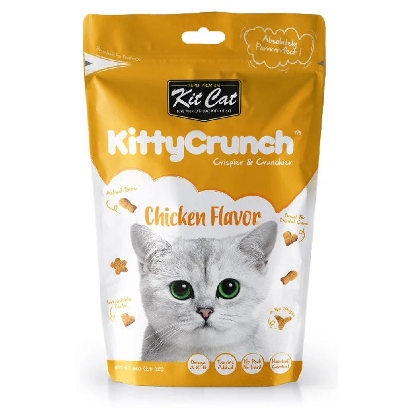 safe herbal flea spray for pets-5 FOR $14: Kit Cat KittyCrunch Chicken Flavor Cat Treats 60g