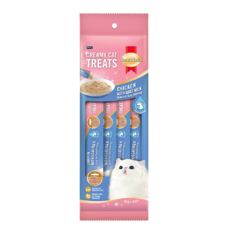 weatherproof dog playhouse-3 FOR $12: Smartheart Chicken With Goat Milk Creamy Cat Treats 15gx4