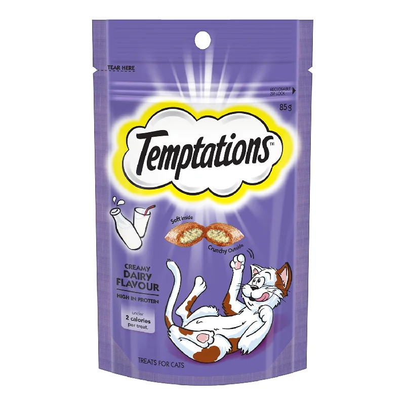 heavy-duty waterproof pet stroller-Temptations Creamy Dairy Cat Treats 85g