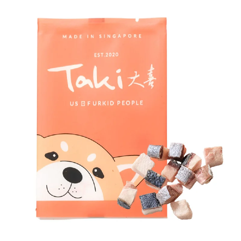 interactive treat-dispensing toy-Taki Hamachi Yellowtail Fish Grain-Free Freeze-Dried Treats For Cats & Dogs (1 Packets) 9g