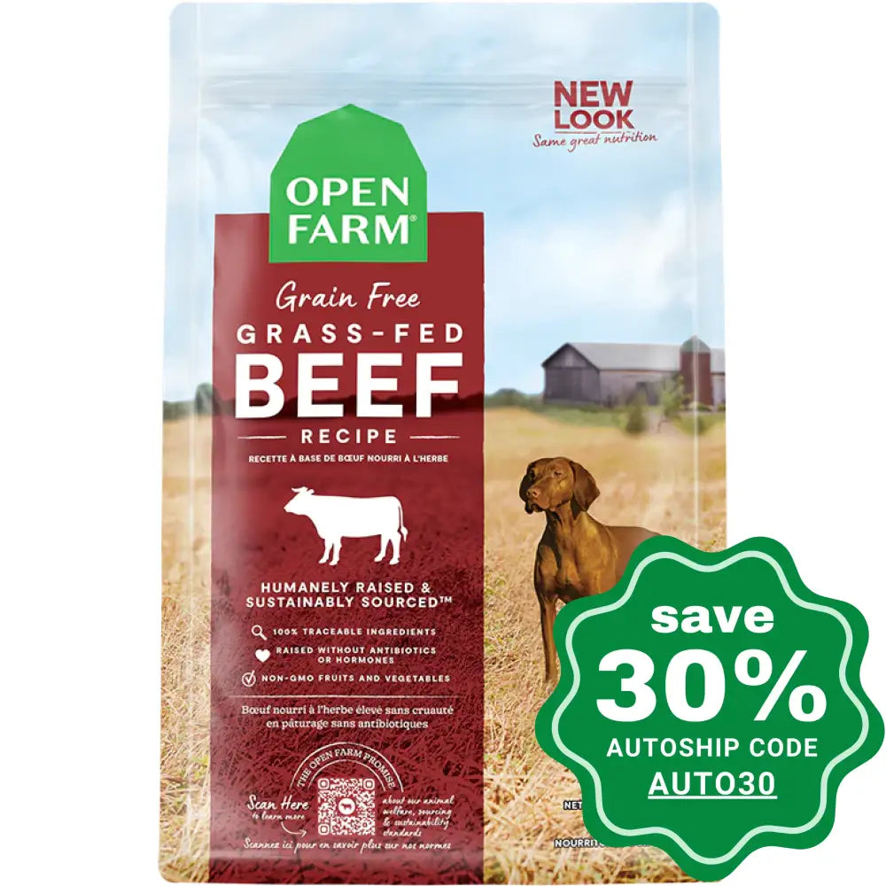 extra-large dog blanket-Open Farm - Dry Food for Dogs - Grain Free Grass-Fed Beef Recipe - 4LB