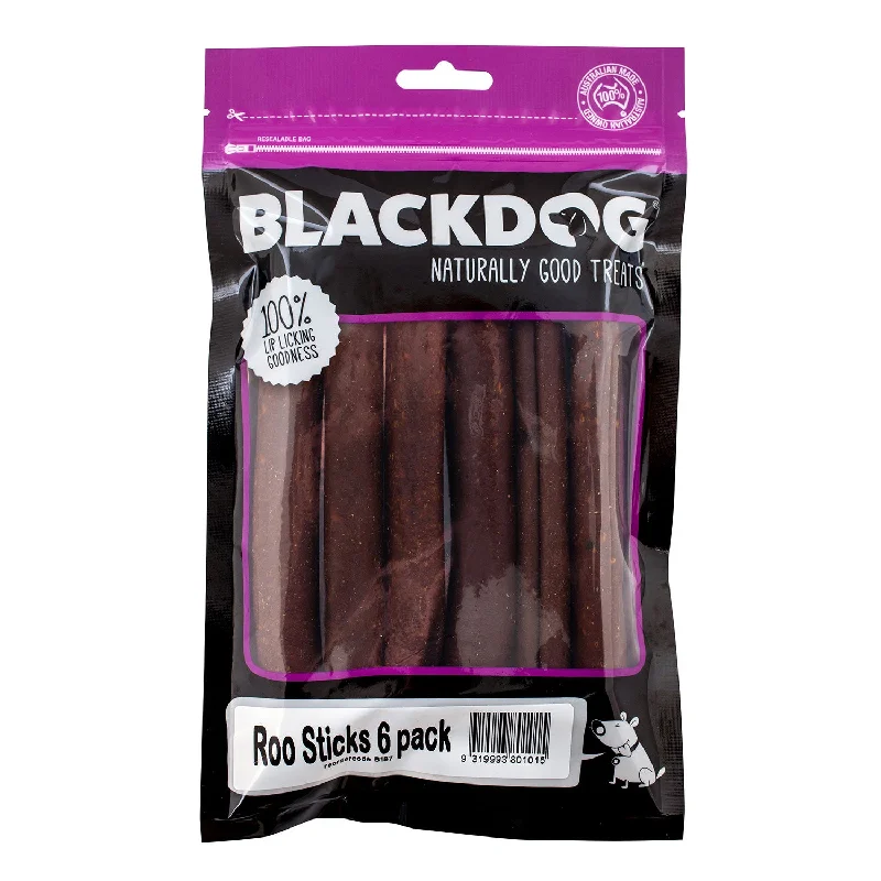 spill-proof bird water dispenser-Blackdog Roo Sticks Dog Treat 6 Pack