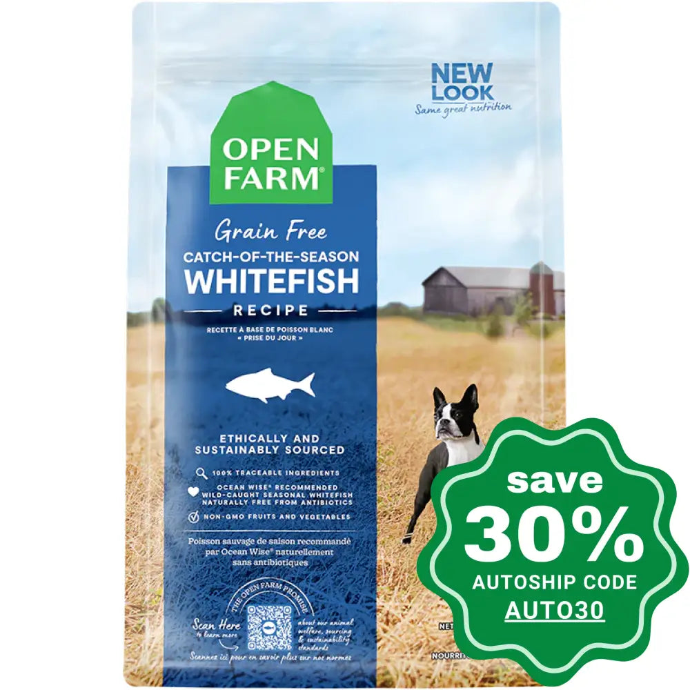 senior dog joint supplement-Open Farm - Dry Food for Dogs - Grain Free Catch-of-the-Season Whitefish & Green Lentil Recipe - 11LB