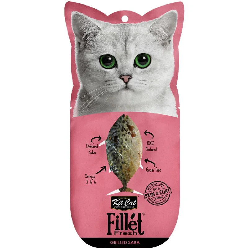 pet-friendly carpet deodorizer-6 FOR $13: Kit Cat Fillet Fresh Grilled Mackerel Cat Treat 30g