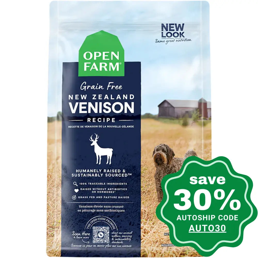 no-pull reflective dog harness-Open Farm - Dry Food for Dogs - Grain Free New Zealand Venison Recipe - 4LB