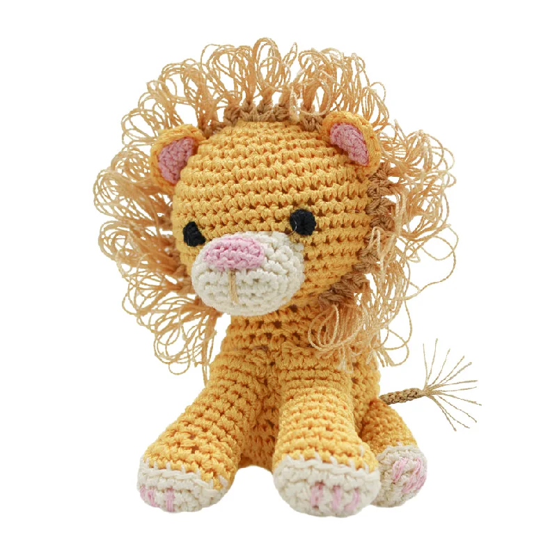 adjustable pet grooming table-Lion Crochet Dog Toy