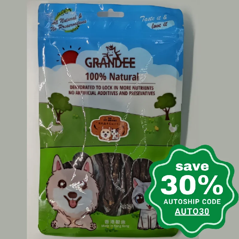 compact pet carrier bag-Grandee - Air-dried Treats For Dogs & Cats - Beef With Cordyceps Flower & Wolfberry - 50G