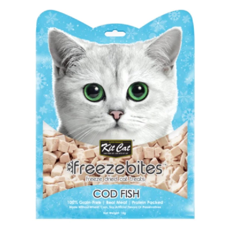 pet-safe all-natural ear cleaner-4 FOR $14: Kit Cat Freeze Bites Cod Fish Grain Free Cat Treats 15g