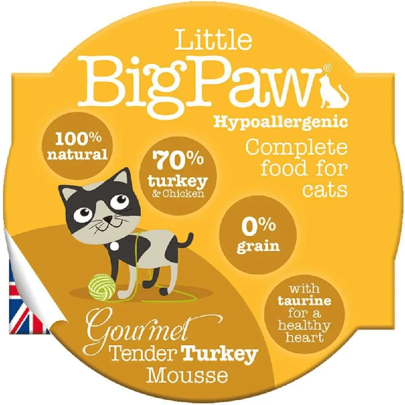 heavy-duty retractable leash-Little Big Paw Tender Turkey Mousse Cat Wet Food